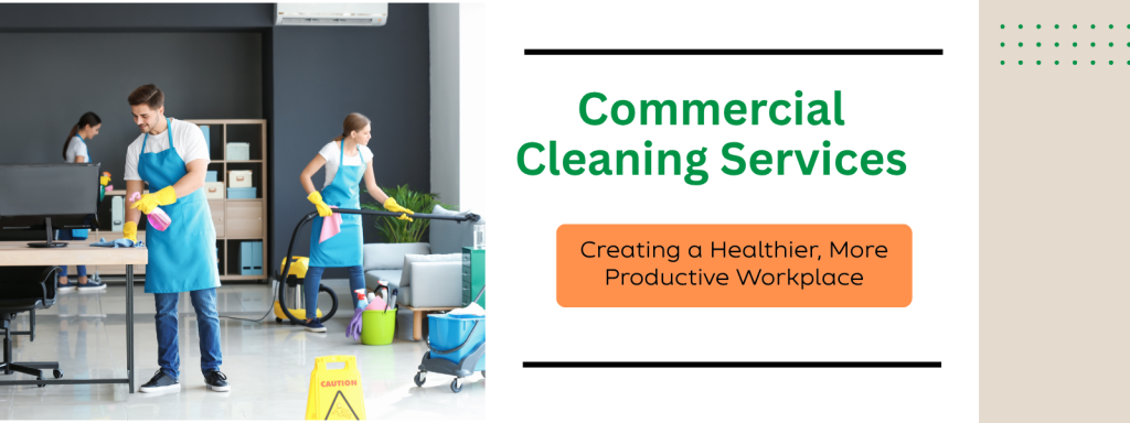 Commercial cleaning services Christchurch team cleaning office workspace to improve hygiene and productivity